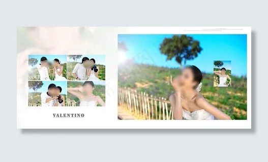 最新唯美婚纱模板图片