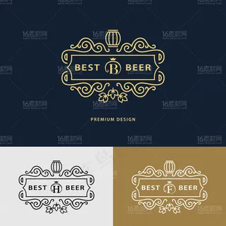 时尚英文标志设计矢量素材