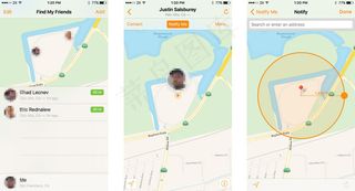 查找我的好友移动手机APP界面UI