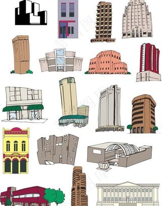 建筑素材图片