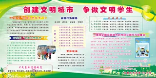 创建文明城市争做文明学生
