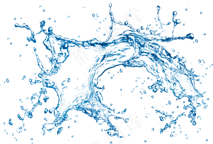水纹水波纹浪花水珠夏季素材