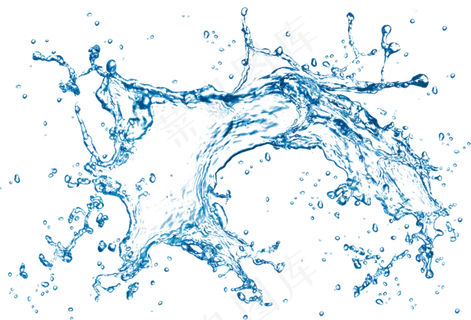 水纹水波纹浪花水珠夏季素材