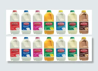 牛奶包装素材图片