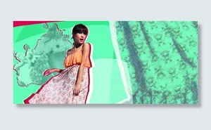 服装人物创意图片