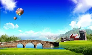 清新自然房地产图片