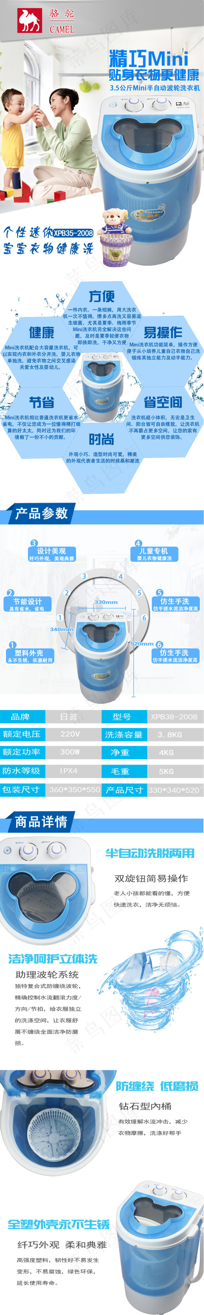 750详情页psd模版下载