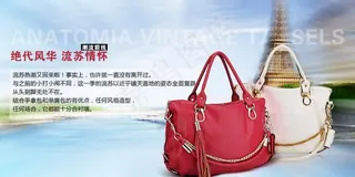 淘宝女包海报图片