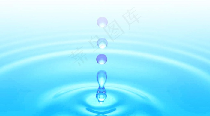 水滴波纹图片
