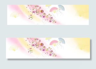 屏风图案 樱花扇图片