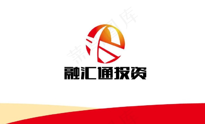 投资标志ai矢量模版下载