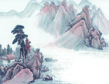 山水装饰画素材图片 山水装饰画素材图片