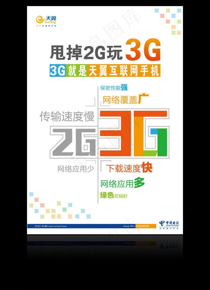 2g3g对比海报图片