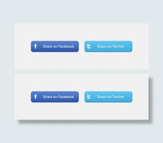 分享按钮PSD素材