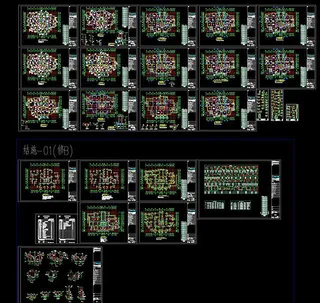 某高层住宅楼cad结构图