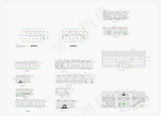 西式餐厅平立面建筑图纸