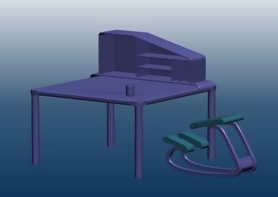 椅子，桌子，家具家居用品3d家具模...