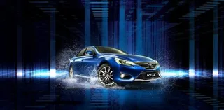 蓝色汽车宣传广告源文件