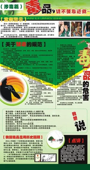 毒品安全警示教育图片