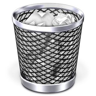 不锈钢垃圾篓免抠png透明图层素材