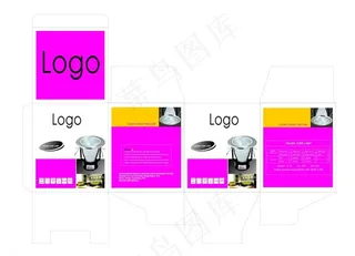 筒灯包装彩盒图片