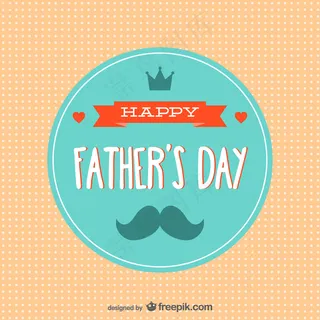 老式父亲节卡片