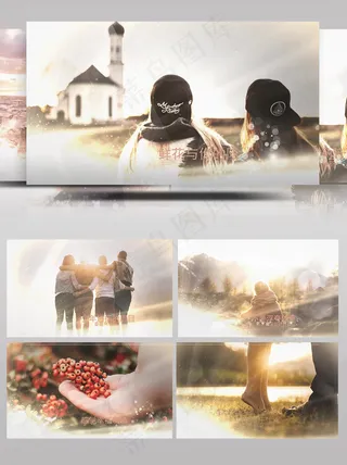 会声会影光效婚礼相册展示