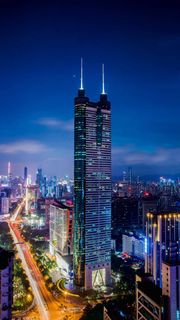 外国城市夜景风光高清摄影图片