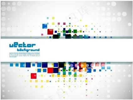 矢量素材璀璨星光动感华丽背景