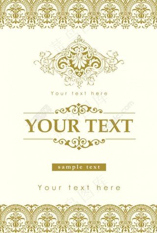 古典花边底纹图片