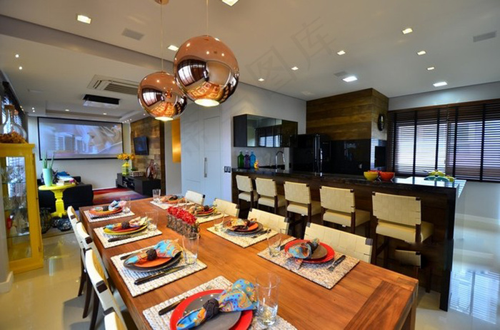 现代室内效果图