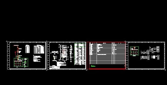 低压配电箱图及施工变压器全套图
