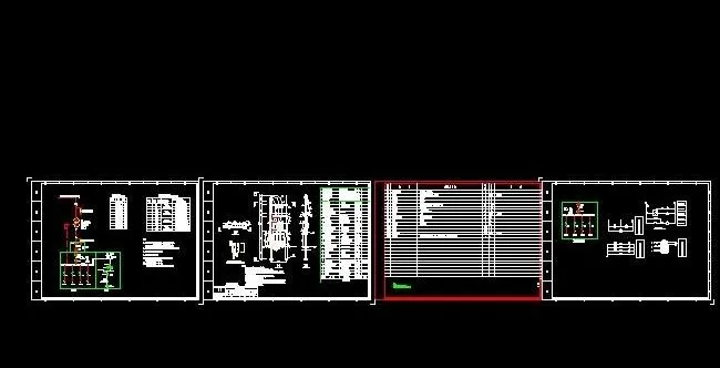 低压配电箱图及施工变压器全套图