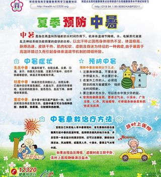疾病预防之夏季防中暑图片