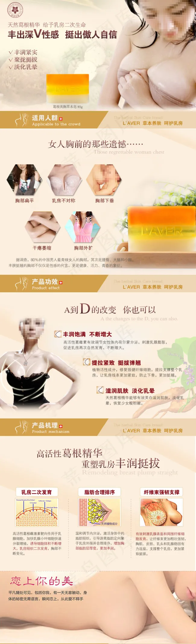美胸皂psd模版下载