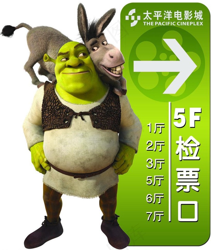 检票口指示板图片psd模版下载
