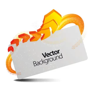 动感箭头立体设计矢量素材