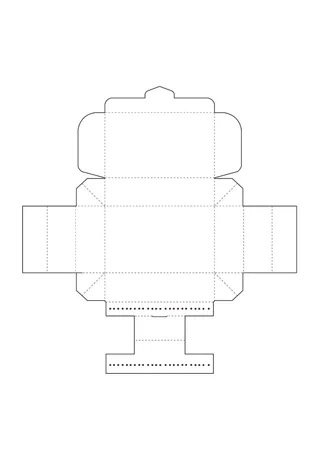 457款包装设计刀模图【一】