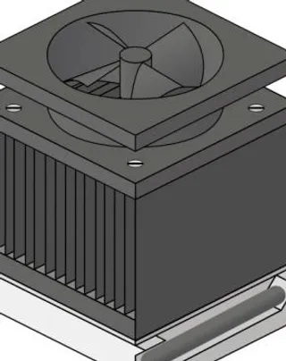 CPU散热风扇插座AMD毒龙剪贴画