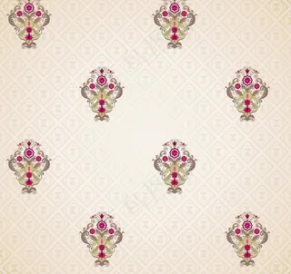 欧式花纹背景图片