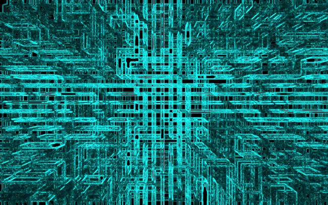 科技立体图片psd模版下载