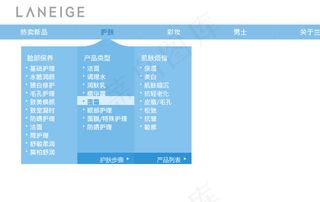 化妆品二级菜单