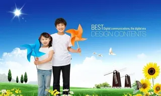 快乐的童年图片