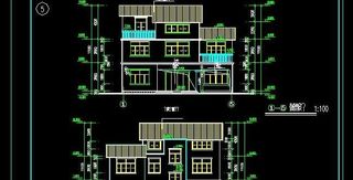 不错的农村别墅设计图15.8x13...