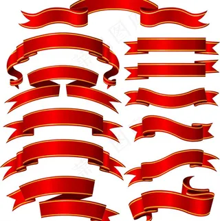 丝带横幅图片