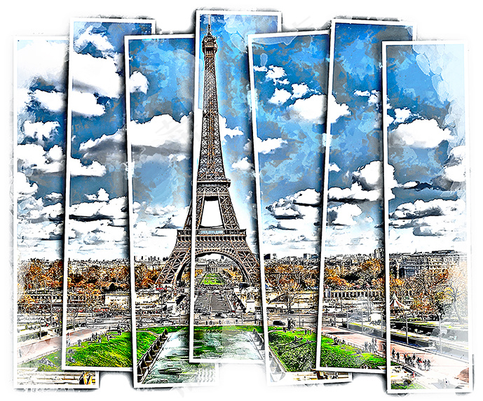 Landscape eiffel 