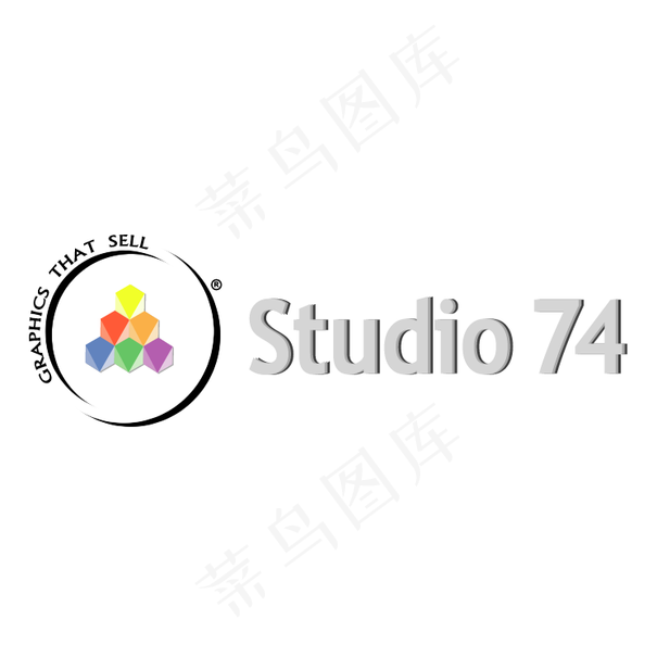 74设计工作室eps,ai矢量模版下载