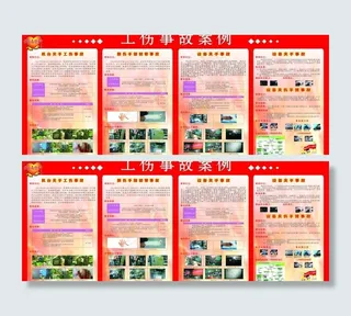 工伤事故展板图片