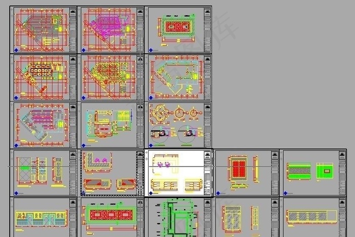 肥牛火锅装修施工图