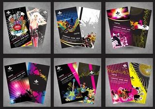 KTV夜店炫彩名片